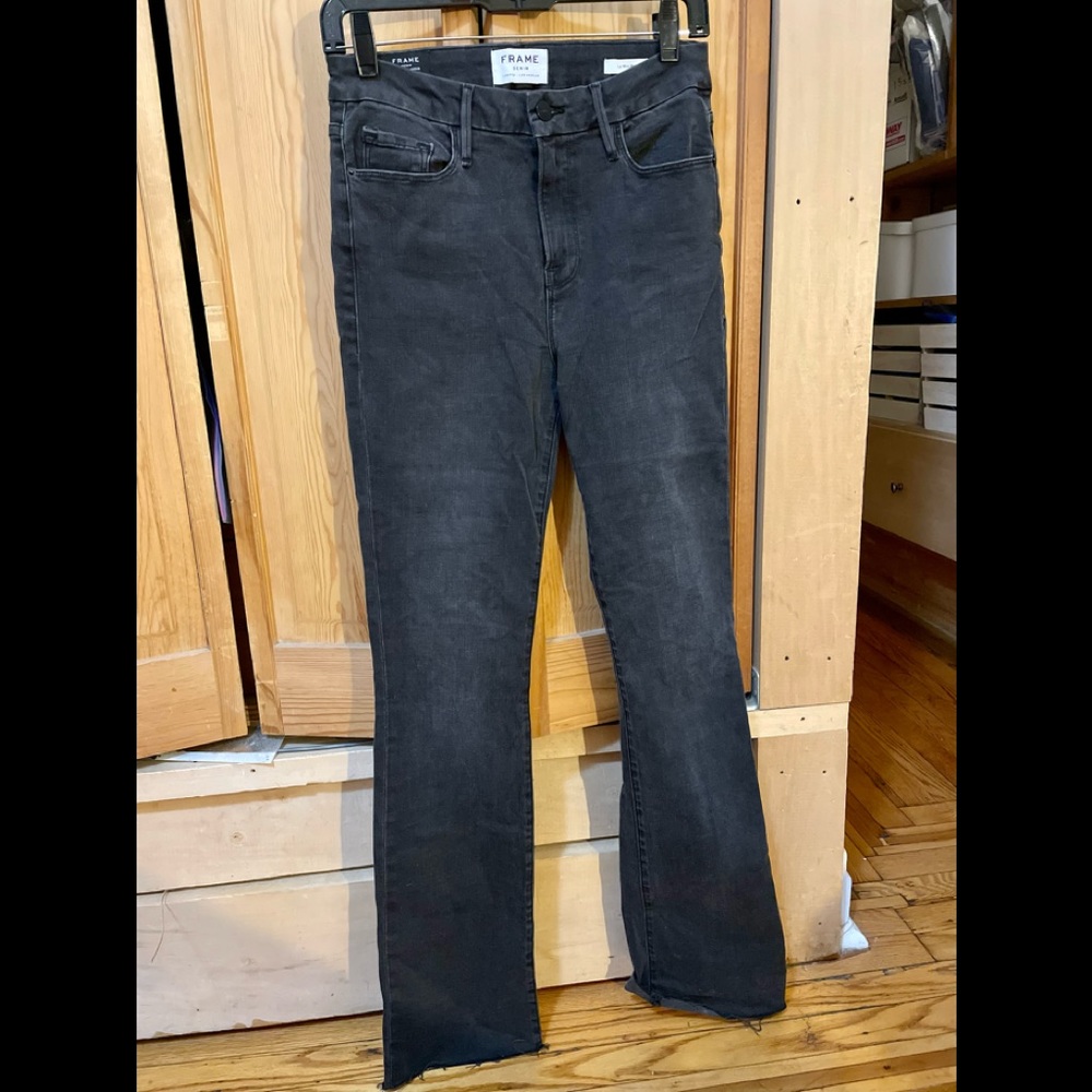 Frame boot cut jeans